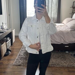 NWT Michael Kors White Denim Jacket